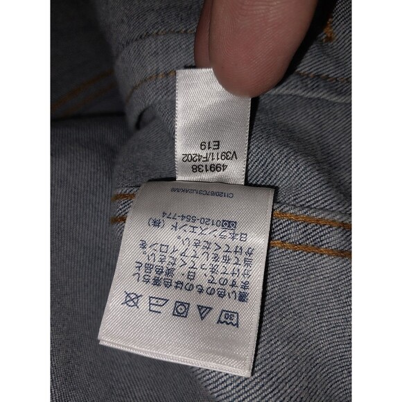 Lands' End Denim Jean Jacket, Women's Size XS (2-4) Blue - Picture 10 of 10